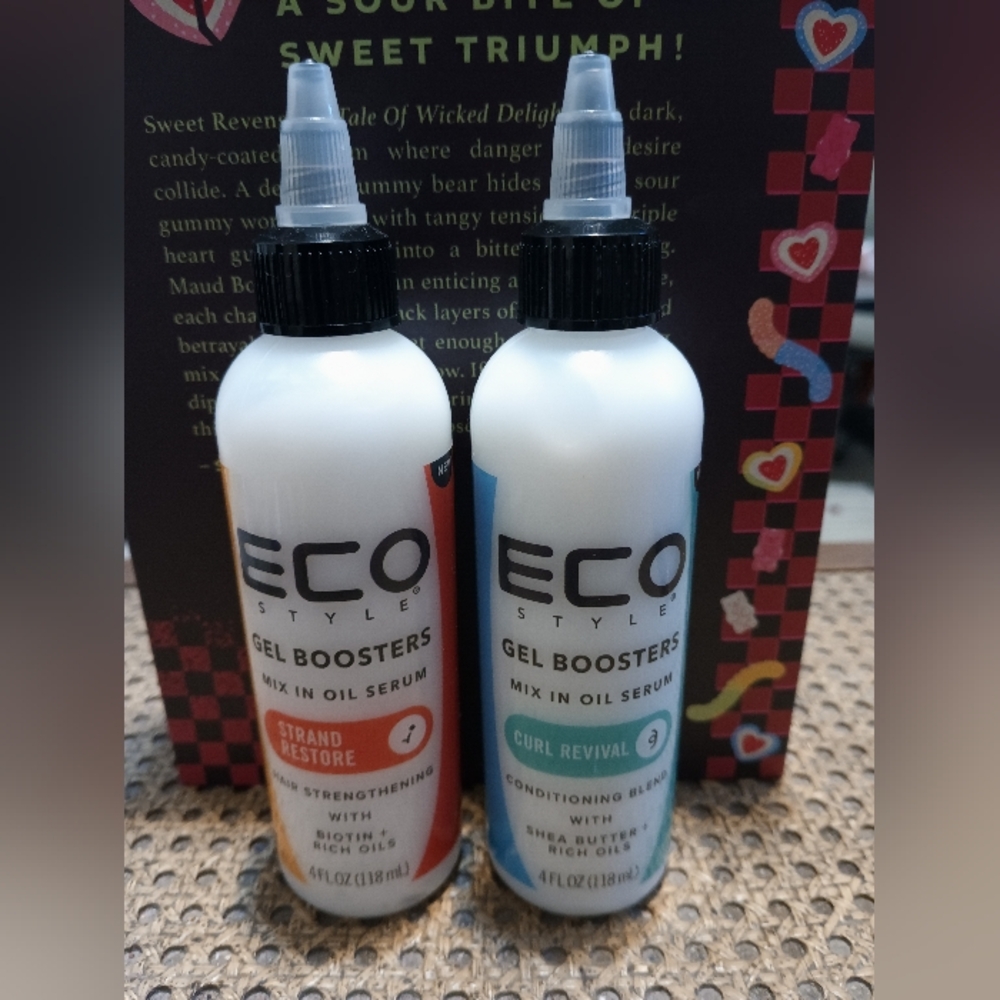Eco Style Gel Boosters - Strand Restore & Curl Revival NEW